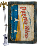 Puerto Rico - Nationality Flags of the World Vertical Impressions Decorative Flags HG140953 Made In USA