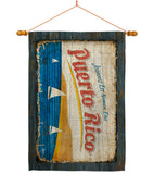 Puerto Rico - Nationality Flags of the World Vertical Impressions Decorative Flags HG140953 Made In USA