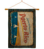 Puerto Rico - Nationality Flags of the World Vertical Impressions Decorative Flags HG140953 Made In USA