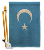 Uyghur - Nationality Flags of the World Vertical Impressions Decorative Flags HG170197 Made In USA