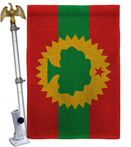 Oromo Liberation - Nationality Flags of the World Vertical Impressions –