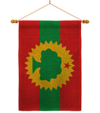 Oromo Liberation - Nationality Flags of the World Vertical Impressions Decorative Flags HG170211 Made In USA