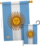 Argentina - Nationality Flags of the World Vertical Impressions Decorative Flags HG108214 Made In USA