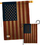 USA - Nationality Flags of the World Vertical Impressions Decorative Flags HG108399 Made In USA