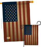 USA - Nationality Flags of the World Vertical Impressions Decorative Flags HG108399 Made In USA