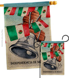 Mexican Independence Day - Nationality Flags of the World Vertical Impressions Decorative Flags HG108619 Made In USA