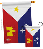 Acadiana - Nationality Flags of the World Vertical Impressions Decorative Flags HG140004 Made In USA