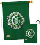 Arab League - Nationality Flags of the World Vertical Impressions Decorative Flags HG140011 Made In USA