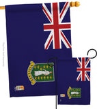 British Virgin Islands - Nationality Flags of the World Vertical Impressions Decorative Flags HG140036 Made In USA