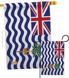 British Indian Ocean Territory - Nationality Flags of the World Vertical Impressions Decorative Flags HG140038 Made In USA