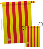 Catalonia - Nationality Flags of the World Vertical Impressions Decorative Flags HG140053 Made In USA