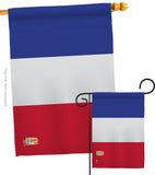 France - Nationality Flags of the World Vertical Impressions Decorative Flags HG140086 Made In USA