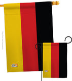 Germany - Nationality Flags of the World Vertical Impressions Decorative Flags HG140091 Made In USA