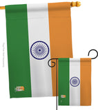 India - Nationality Flags of the World Vertical Impressions Decorative Flags HG140108 Made In USA