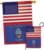 US Guam - Nationality Flags of the World Vertical Impressions Decorative Flags HG140266 Made In USA