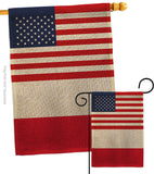 Poland US Friendship - Nationality Flags of the World Vertical Impressions Decorative Flags HG140486 Made In USA