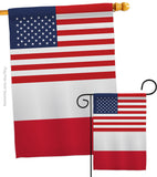 Poland US Friendship - Nationality Flags of the World Vertical Impressions Decorative Flags HG140486 Made In USA