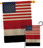 Yemen US Friendship - Nationality Flags of the World Vertical Impressions Decorative Flags HG140692 Made In USA