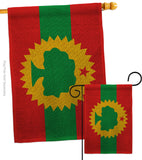 Oromo Liberation - Nationality Flags of the World Vertical Impressions Decorative Flags HG170211 Made In USA