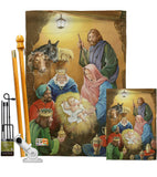 Wise Men - Nativity Winter Vertical Impressions Decorative Flags HG114103 Made In USA