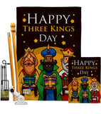 Three Kings Day - Nativity Winter Vertical Impressions Decorative Flags HG137099 Made In USA