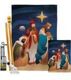 Three King - Nativity Winter Vertical Impressions Decorative Flags HG192261 Made In USA