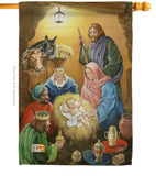 Wise Men - Nativity Winter Vertical Impressions Decorative Flags HG114103 Made In USA