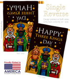 Three Kings Day - Nativity Winter Vertical Impressions Decorative Flags HG137099 Made In USA