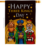 Three Kings Day - Nativity Winter Vertical Impressions Decorative Flags HG137099 Made In USA