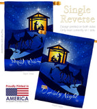 Star of Bethlehem - Nativity Winter Vertical Impressions Decorative Flags HG192298 Made In USA