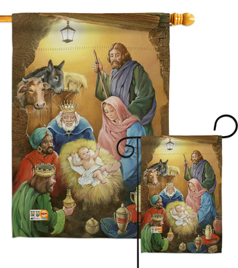 Wise Men - Nativity Winter Vertical Impressions Decorative Flags HG114103 Made In USA