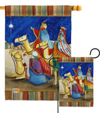 Three Kings - Nativity Winter Vertical Impressions Decorative Flags HG114213 Made In USA