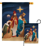 Three King - Nativity Winter Vertical Impressions Decorative Flags HG192261 Made In USA