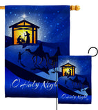 Star of Bethlehem - Nativity Winter Vertical Impressions Decorative Flags HG192298 Made In USA