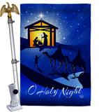 Star of Bethlehem - Nativity Winter Vertical Impressions Decorative Flags HG192298 Made In USA