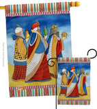 Three Wise Men - Nativity Winter Vertical Impressions Decorative Flags HG114212 Made In USA