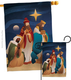 Three King - Nativity Winter Vertical Impressions Decorative Flags HG192261 Made In USA