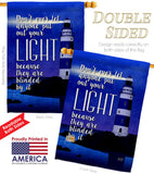 Put Out Your Light - Nautical Coastal Vertical Impressions Decorative Flags HG137485 Made In USA
