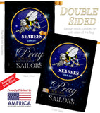 Pray United States Sailors - Military Americana Vertical Impressions Decorative Flags HG120070 Made In USA