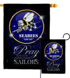 Pray United States Sailors - Military Americana Vertical Impressions Decorative Flags HG120070 Made In USA