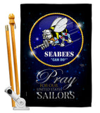 Pray United States Sailors - Military Americana Vertical Impressions Decorative Flags HG120070 Made In USA