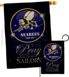 Pray United States Sailors - Military Americana Vertical Impressions Decorative Flags HG120070 Made In USA