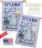 Baby Boy - Family Special Occasion Vertical Impressions Decorative Flags HG130338 Made In USA