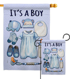 Baby Boy - Family Special Occasion Vertical Impressions Decorative Flags HG130338 Made In USA