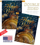 Countdown New Year - New Year Winter Vertical Impressions Decorative Flags HG137335 Made In USA