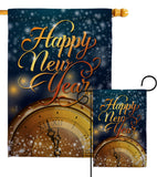 Countdown New Year - New Year Winter Vertical Impressions Decorative Flags HG137335 Made In USA