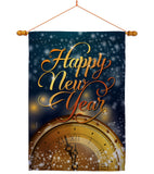 Countdown New Year - New Year Winter Vertical Impressions Decorative Flags HG137335 Made In USA