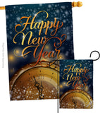 Countdown New Year - New Year Winter Vertical Impressions Decorative Flags HG137335 Made In USA