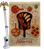 Nowruz Sweet Dish - Faith & Religious Inspirational Vertical Impressions Decorative Flags HG190008 Made In USA