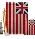 United States (1776–1777) - Nationality Flags of the World Impressions Decorative Flags HG141097 Made In USA